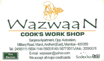 Wazwaan Restaurant, Bombay / Mumbai, India